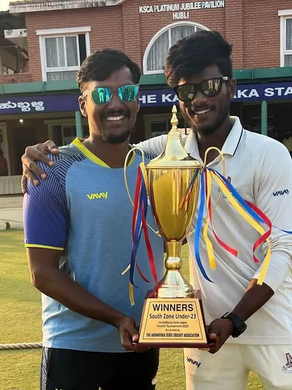 Another celebratory shot with a player from the winning TNCA U-23 team. My goal is to help each athlete reach their individual potential, which contributes to the team's overall success.