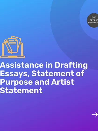 A crucial part of the application is the writing. I offer expert assistance in drafting compelling essays, Statements of Purpose, and artist statements that get you noticed.