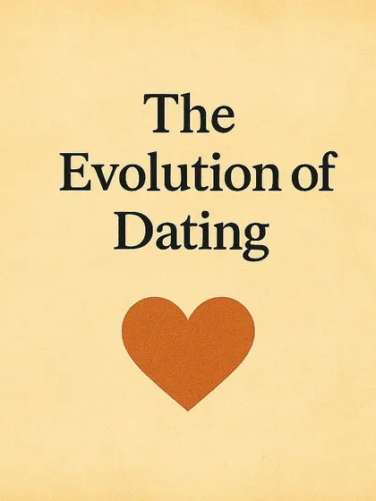 The title card for our 'Evolution of Dating' series, framing our IRL events as the next step in this evolution.