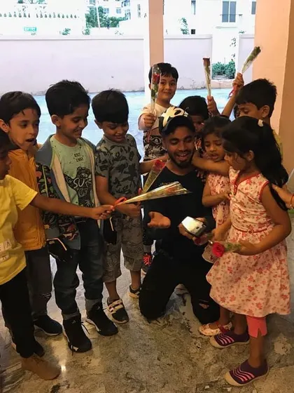 Feeling so much love from my students. Moments like these, when they show their affection with little gestures, mean the world to me.