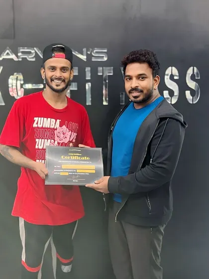 Honored to be recognized as the best performer at a Zumba event. I pour my heart into every class and performance.