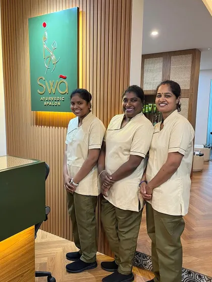 Celebrating one year of service with my amazing team. Their hard work, dedication, and passion are the heart of Swã, and I am so grateful for their commitment to our clients.