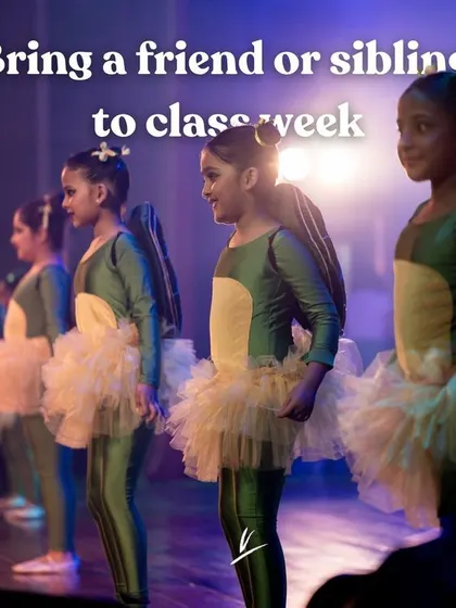 We love growing our community. This is an invitation for our younger students to share their passion for dance by bringing a friend or sibling to class for a week.