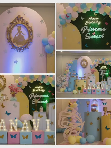 A showcase of the event setup and decor. I capture the ambiance, from the balloon arches to the custom light-up signs, so you can remember the beautiful setting you created.