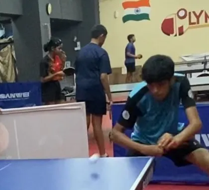 Action shots and medal wins from the TSTTA Mumbai 2nd District Ranking Tournament, featuring our champions Vivyan, Trissha, Vivaan, and Kanishk.
