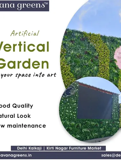 Turn your space into art with a good quality, natural-looking, and low-maintenance vertical garden. We transformed the exterior of this building, creating a stunning green facade that enhances its curb appeal.