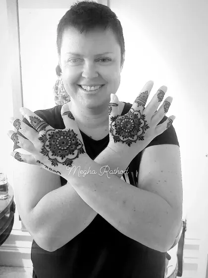 The joy of a happy client from Austria. This simple and beautiful mandala design is perfect for anyone, anywhere in the world.