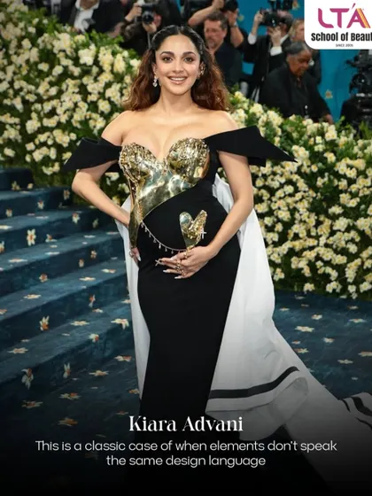 We also teach critical analysis. Kiara Advani's look is a case study where different design elements don't speak the same language. Understanding why a look doesn't work is as important as knowing why it does.