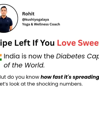 India is now the diabetes capital of the world. This post is the start of a series explaining the shocking numbers and what we can do to change this trend.