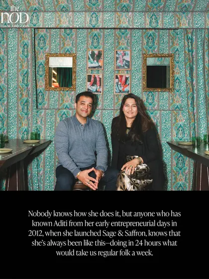 A feature in The Nod Magazine capturing my journey since launching Sage & Saffron in 2012. It speaks to my passion for creating and executing complex ideas with speed and precision.