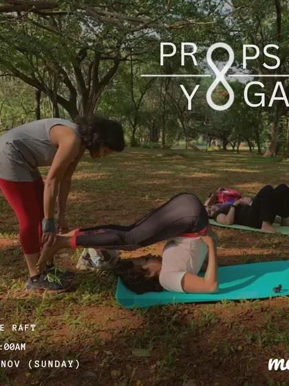A specially curated Yoga with Props session we hosted in Koramangala. This workshop was designed to offer a balance of high intensity and deep relaxation, making the practice accessible and profound.