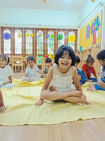 We start our mornings with smiles, stretches, and giggles. Our kids yoga and Zumba sessions are designed to be fun, energetic, and build mindfulness from a young age.