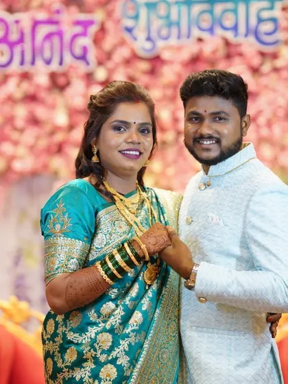 A sweet moment captured between the couple.