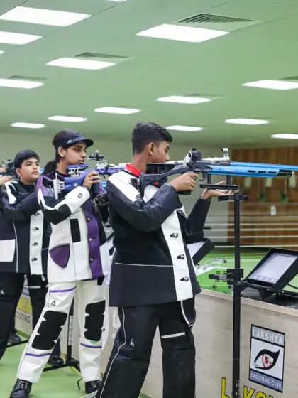 Young shooters from Delhi Public School line up at our world-class shooting range for the CBSE National Championship selection trials. Our professional-grade equipment gives them the perfect stage to shine.