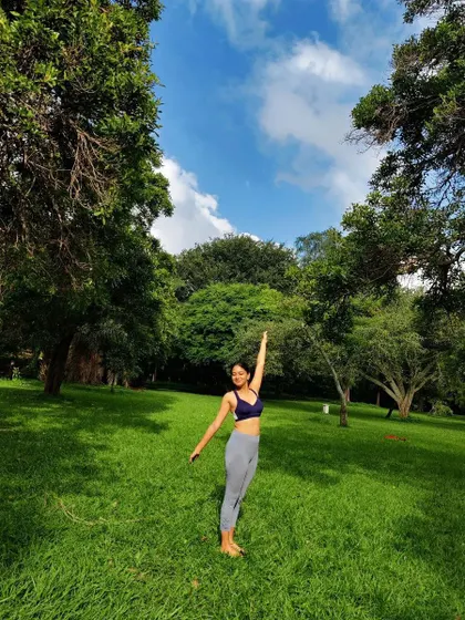 Another shot from a beautiful day in the park, feeling grateful for what my body can do. This is a reminder to be thankful for your body's ability to heal, rest, and grow stronger every day.