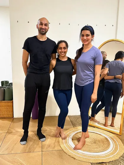 A happy post-workshop photo with participants in Kochi. The energy and connection in a live class are truly special.