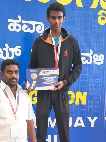 One of our young silver medalists at the Muay Thai nationals. His achievement is a result of consistent training and the guidance of our experienced striking coaches.
