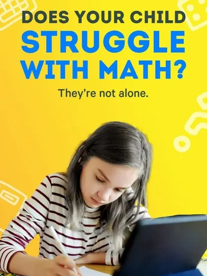 If your child struggles with math, they are not alone. The key is to acknowledge any weak spots in their foundation and fill those gaps with practice and understanding, which is exactly what we do.