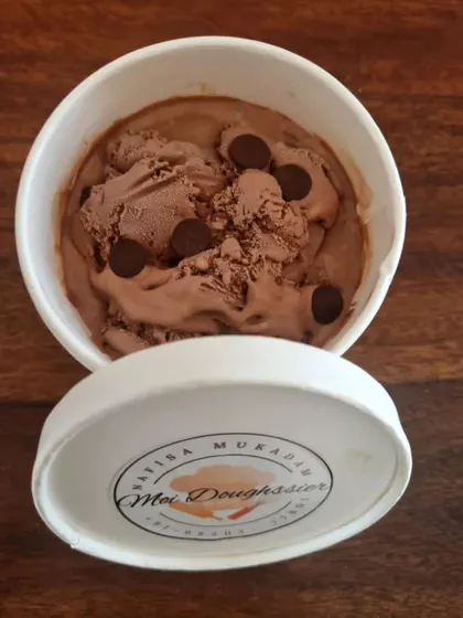 Introducing our artisanal Belgian Chocolate Bliss Gelato. Made with high-quality chocolate, it's a rich, intense, and purely chocolaty indulgence for the purists.