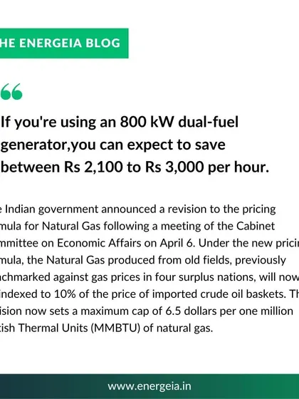 The financial benefits of my dual fuel system are direct and substantial. By switching from expensive diesel to a natural gas blend for an 800 kW generator, you can expect to save between ₹2,100 and ₹3,000 every hour of operation, leading to a rapid return on investment.