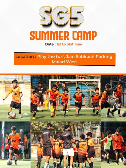 Details for our Summer Camp at Play the Turf, Malad West.