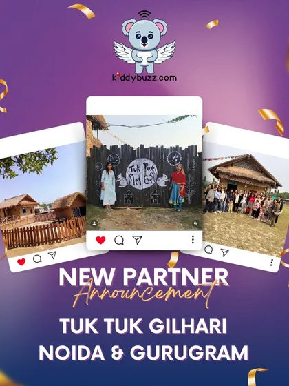 Say hello to our partner, Tuk Tuk Gilhari, with locations in Noida and Gurugram. It's an amazing destination for kids to explore, learn, and enjoy a day in nature.