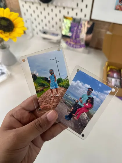 These Polaroid magnets are perfect for capturing travel memories and special moments with your kids.
