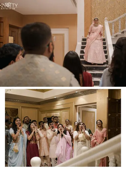 The bride's first reveal to her family and friends, and their emotional, excited reactions. We capture the moments that happen around the main couple.