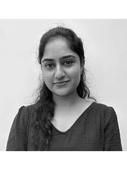 A portrait of Ar. Likhitha R., who brings her urban design expertise to our projects.