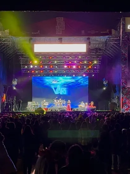 The view from the stage at the Jazz al Parque festival is just breathtaking. Seeing so many people gathered to share in the music is the greatest reward for any artist.