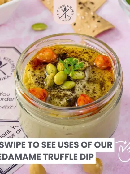 Our Edamame Truffle Dip is incredibly versatile. This post shows you all the ways you can enjoy it, from spreading it on sandwiches to tossing it with pasta.