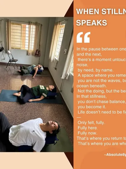 In the pause between breaths, there is a moment of stillness untouched by noise. This is where you remember you are the ocean, not the waves. The deepest wisdom comes not from more doing, but from quiet being.