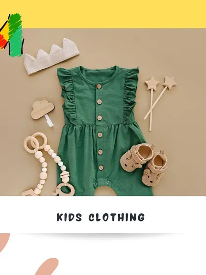 We bring together a fantastic selection of kids' clothing brands. You can find everything from adorable rompers and everyday wear to stylish outfits for your little fashionistas.
