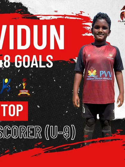 48 goals in one incredible season! Our very own Vidun has been crowned the top scorer in the U-9 KSFA YPL, a true display of talent and hard work.