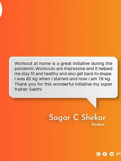Sagar shares his experience with my at-home workout program during the pandemic. He successfully lost 6 kg, showing that with the right guidance, you can get back in shape and stay healthy no matter where you are.