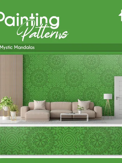 The mystic mandala, a timeless symbol from Hindu tradition, can bring a sense of peace and artistry to your walls. I can create these intricate, circular designs to enhance the spiritual and aesthetic feel of your space.
