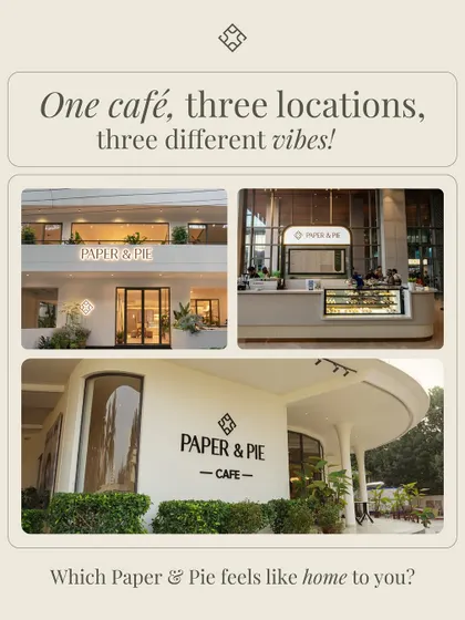 One cafe, three locations, three different vibes. A collage showing our Indiranagar, Bellandur, and Whitefield outlets.