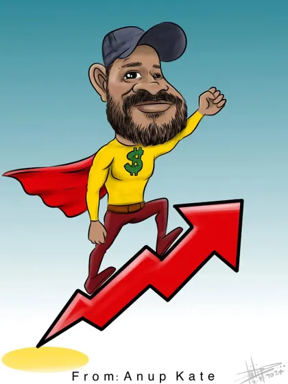 This "superhero" caricature was a farewell gift for a colleague who was a star performer. A fun and creative way to say goodbye and good luck.
