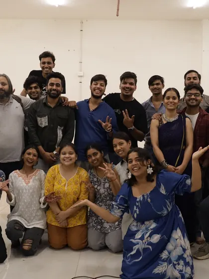 The team that makes it happen! A group photo of our performers, fellows, and volunteers after a successful Seekho Showcase 3.0, celebrating the collective effort and shared joy of the evening.