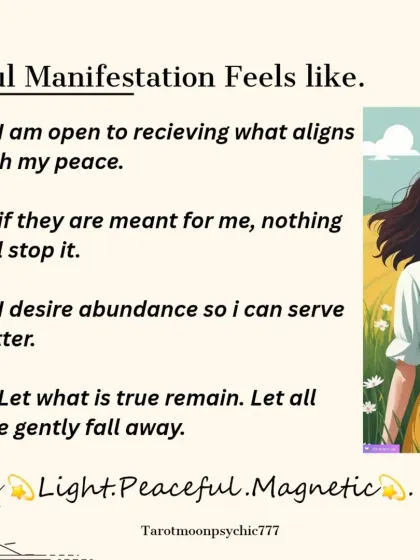 This image contrasts ego manifestation with soul manifestation. Soul-based desires are about alignment and peace, trusting that what is meant for you will come, and letting go of the rest.