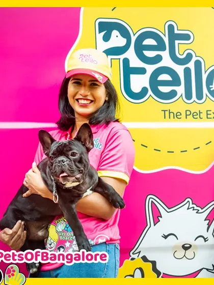 This is our co-founder Sukrutha with her beloved French Bulldog, Rambo. Being pet parents is at the heart of our company, and this connection inspires us to build a service that truly understands the needs of pets and their families.