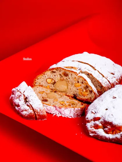 My traditional German Stollen, a festive favourite.