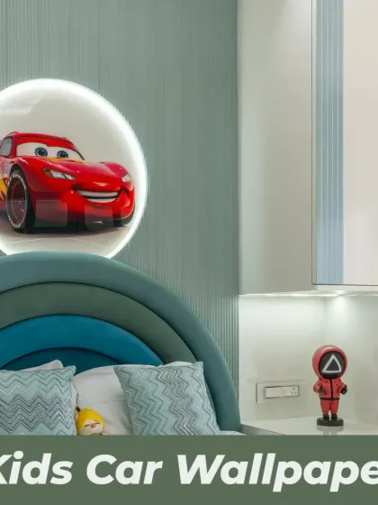 We can even create custom backlit wall art for kids' rooms, like this Lightning McQueen piece. It serves as both a decoration and a cool night light, bringing your child's favorite character to life.