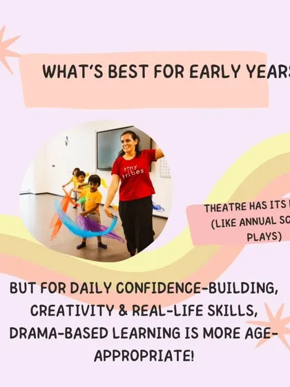 While school annual plays have their place, we believe that for daily confidence building and developing real life skills, our drama based learning approach is more age appropriate and beneficial for early years children.