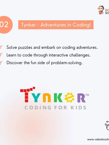 A duplicate of the Tynker slide, part of a carousel.