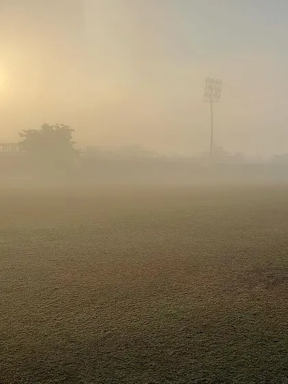 The beautiful, misty morning vibe at the cricket ground. Ending 2023 with gratitude and looking forward to a great 2024.