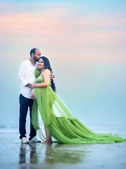 A gentle kiss on the forehead is a simple yet powerful expression of love and protection.