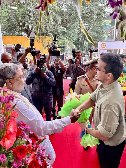 Moments from the inauguration of the Nirbhaya Centre, attended by the Chief Minister of Karnataka and the Commissioner of Bangalore Police.