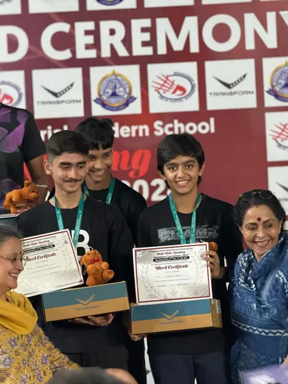 Smiles all around as my boys receive their awards. This is the camaraderie and shared success that defines our academy.