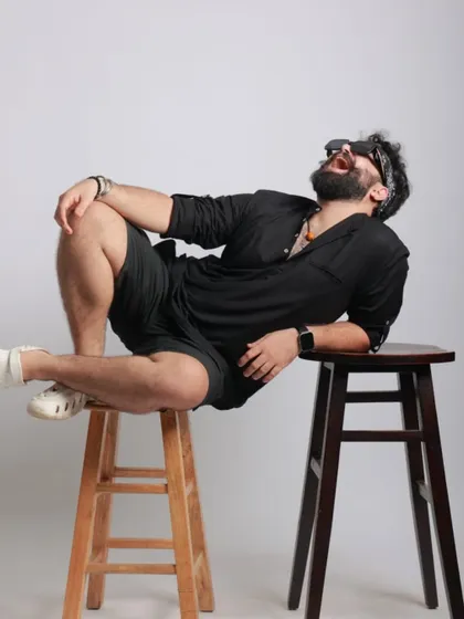 Just channeling my inner book character. A fun shot from a photoshoot that shows my more playful and laid-back side.